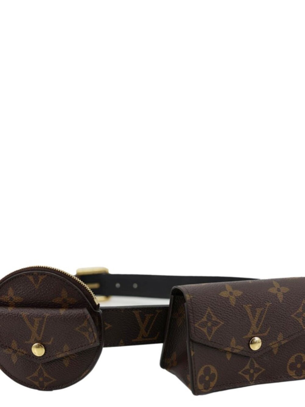 Louis Vuitton  Daily Multi Pocket Monogram Canvas Belt Size 90/36 Brown